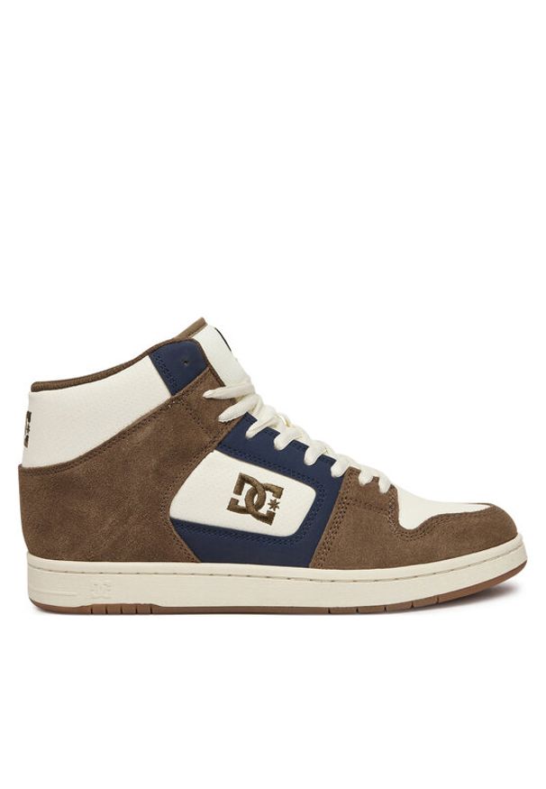DC Shoes Sneakersy Manteca 4 Hi ADYS100743-TB2 Brązowy. Kolor: brązowy. Materiał: skóra