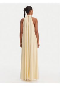 Fracomina Sukienka letnia FR26SD3016W41301 Żółty Relaxed Fit. Kolor: żółty. Materiał: wiskoza. Sezon: lato #2