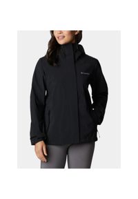 columbia - Płaszcz przeciwdeszczowy damski Columbia Earth Explorer II Shell. Kolor: czarny. Sport: turystyka piesza #1