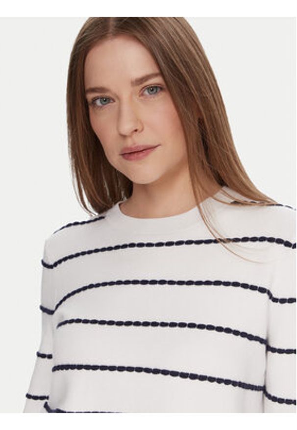 United Colors of Benetton - United Colors Of Benetton Sweter 104ME10EB Beżowy Regular Fit. Kolor: beżowy. Materiał: wiskoza