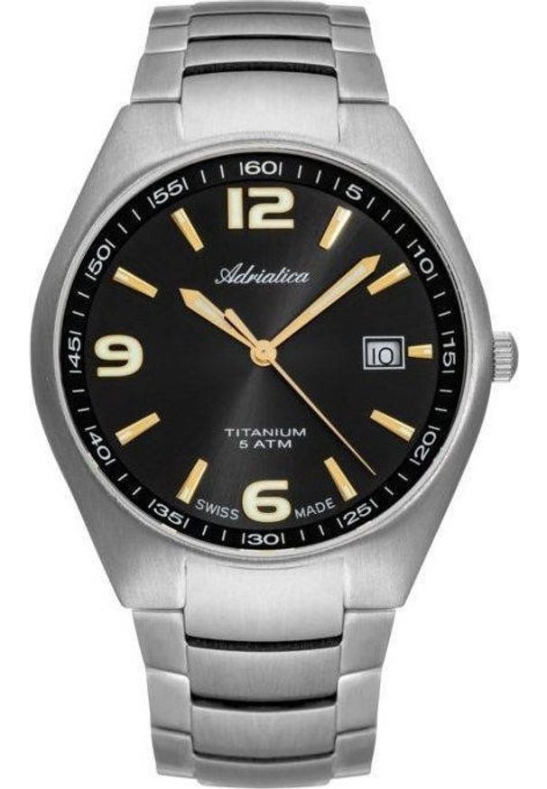 Zegarek Adriatica Zegarek Adriatica A1069.41G6Q Męski Tytanowy