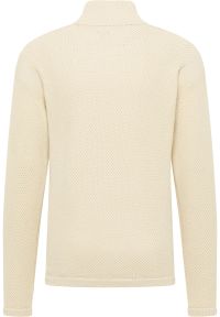 Mustang Style Elwood Light Gray 1015816 3003 MĘSKI SWETER. Okazja: na co dzień. Typ kołnierza: golf. Materiał: poliester, bawełna, akryl, wiskoza, materiał. Długość rękawa: długi rękaw. Długość: długie, krótkie. Styl: elegancki, casual, klasyczny #5