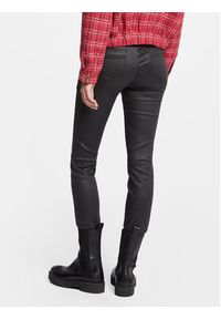 Morgan Spodnie materiałowe 241-PMASA Czarny Slim Fit. Kolor: czarny. Materiał: syntetyk, bawełna #4