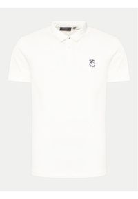 INDICODE Polo Kigan 41-039 Biały Regular Fit. Typ kołnierza: polo. Kolor: biały. Materiał: bawełna