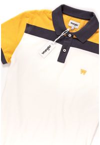 Wrangler - POLO WRANGLER FUNKY POLO AMBER YELLOW W7B50G3UY. Typ kołnierza: polo #7