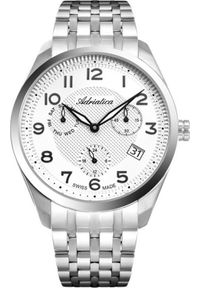 Zegarek Adriatica Zegarek męski Adriatica A8309.5123QF srebrny. Kolor: srebrny #1