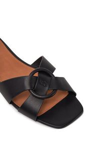 Polo Ralph Lauren Klapki 818955857002 Czarny. Kolor: czarny. Materiał: skóra #6