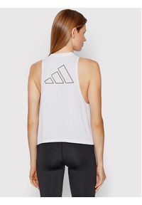 Adidas - adidas Koszulka techniczna Run Icons HK9137 Biały Relaxed Fit. Kolor: biały. Materiał: syntetyk. Sport: bieganie #3