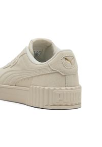 Puma - Damskie sneakersy Carina 3.0 Suede PUMA. Okazja: na co dzień. Kolor: biały. Materiał: zamsz. Szerokość cholewki: normalna. Model: Puma Suede. Sport: tenis