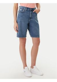 Calvin Klein Jeans Szorty jeansowe LV047F674G Niebieski Loose Fit. Kolor: niebieski. Materiał: bawełna #1