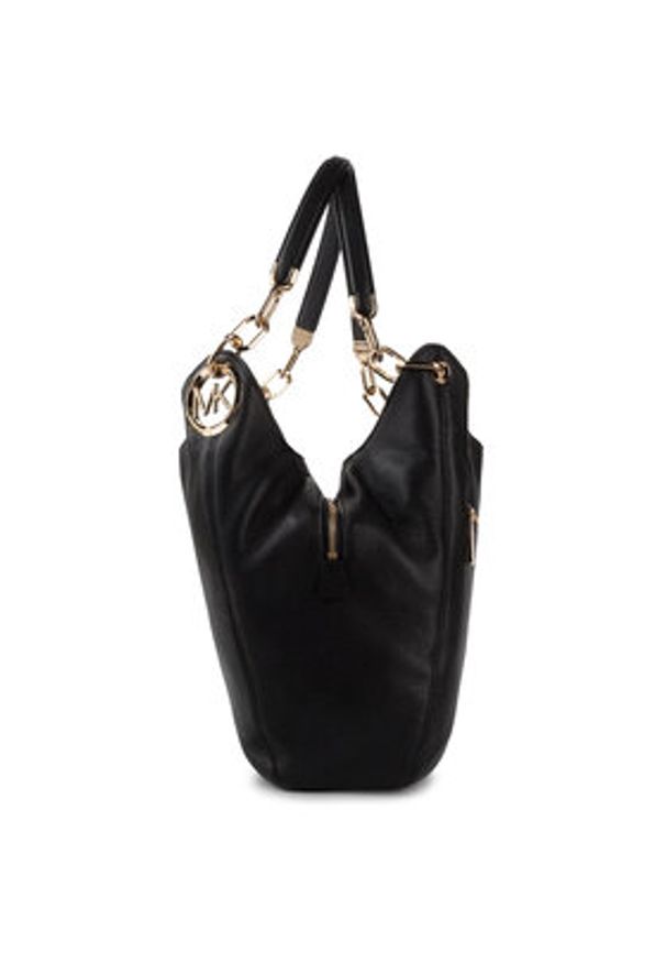 MICHAEL Michael Kors Torebka Lillie 30T9G0LE3L Czarny. Kolor: czarny. Materiał: skórzane