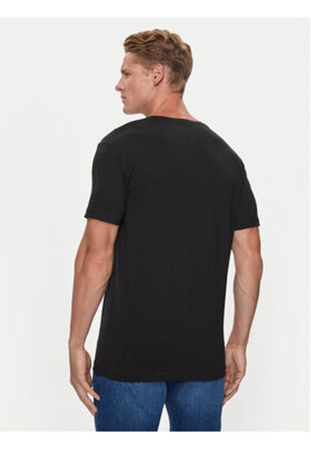 Pierre Cardin Komplet t-shirtów 29991.000.9000 Czarny Modern Fit. Kolor: czarny. Materiał: bawełna