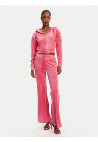 Juicy Couture Spodnie dresowe Christine JCWBJ125304 Różowy Flared Leg. Kolor: różowy. Materiał: syntetyk