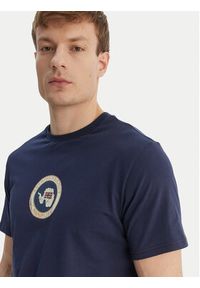 Napapijri T-Shirt S-Phos NP0A4G5A Granatowy Relaxed Fit. Kolor: niebieski. Materiał: bawełna #4