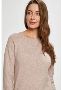 Vero Moda - Sweter. Okazja: na co dzień. Kolor: różowy. Długość rękawa: raglanowy rękaw. Styl: casual #3