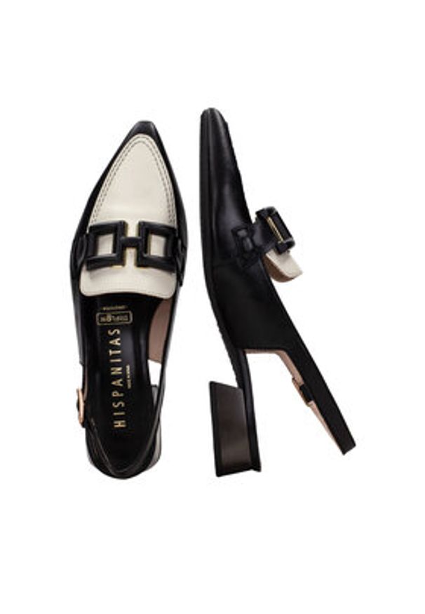 Hispanitas Czółenka HV243299 Czarny. Kolor: czarny. Materiał: skóra