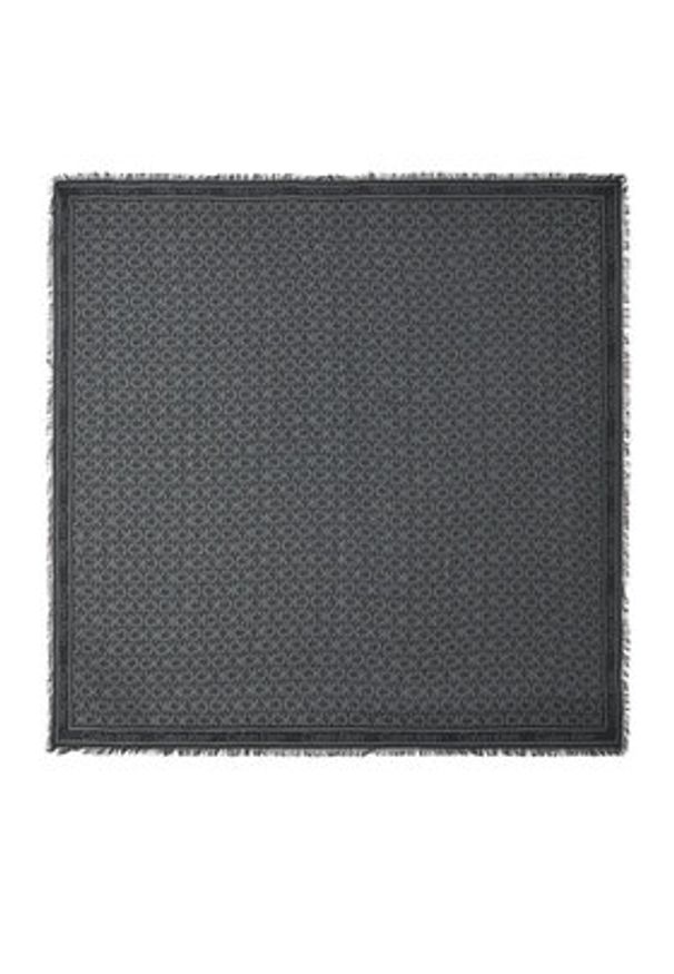 Calvin Klein Chusta Aop Monogram Jacquard LV04F8054G Czarny. Kolor: czarny. Materiał: materiał