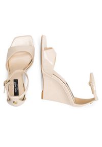 Nine West Sandały ALAYNA FF-2155 Biały. Kolor: biały. Materiał: syntetyk #5