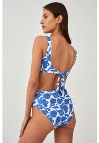 Undress Code biustonosz kąpielowy Castaway kolor niebieski miękka miseczka. Kolor: niebieski #3
