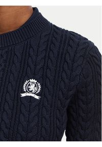 Tommy Jeans Sweter DW0DW22933 Granatowy Regular Fit. Kolor: niebieski. Materiał: bawełna #4