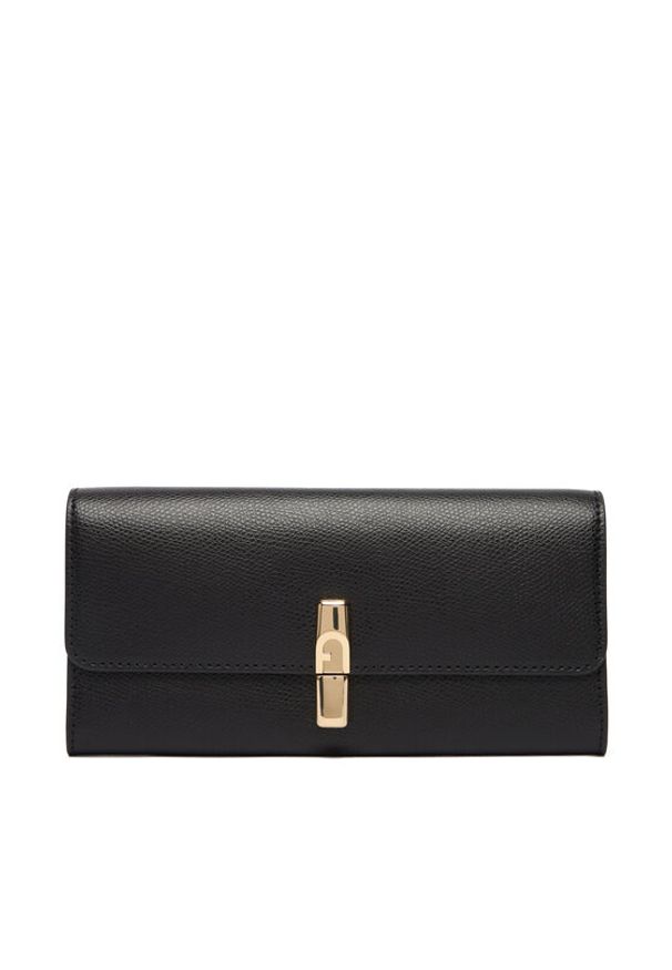 Furla Portfel Iride Continental Wallet WP00591 ARE000 CN O6000 Czarny. Kolor: czarny. Materiał: skóra
