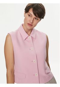 JOOP! Kamizelka garniturowa 30041084 Różowy Slim Fit. Kolor: różowy. Materiał: syntetyk #3
