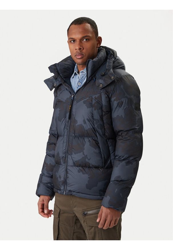 G-Star RAW - G-Star Raw Kurtka zimowa G Whistler D26885-C441 Granatowy Regular Fit. Kolor: niebieski. Materiał: syntetyk. Sezon: zima