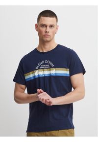 Blend T-Shirt 20715035 Granatowy Regular Fit. Kolor: niebieski. Materiał: bawełna #1