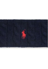 Polo Ralph Lauren Opaska 455981426004 Granatowy. Kolor: niebieski. Materiał: wełna, materiał