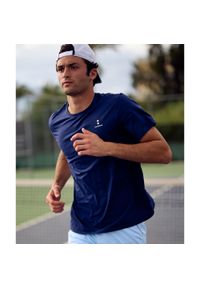 NORDICDOTS - Modalna koszulka męska Comfort. Kolor: niebieski #1