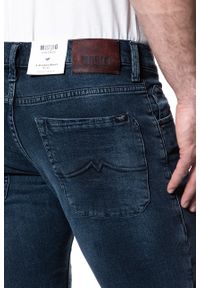 Mustang - SPODENKI MĘSKIE MUSTANG 5 POCKET SHORT DARK SCRATCHED USED 1007109 5000 582. Materiał: jeans #6