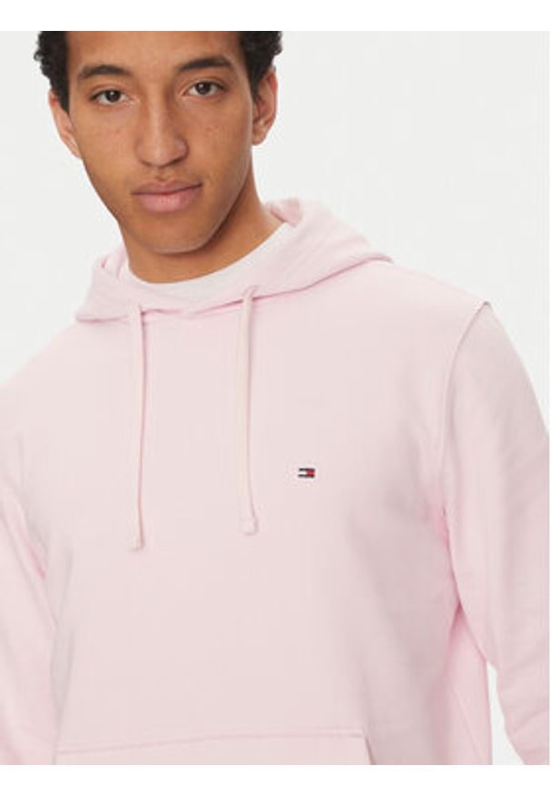 TOMMY HILFIGER - Tommy Hilfiger Bluza Essential MW0MW37235 Różowy Regular Fit. Kolor: różowy. Materiał: bawełna