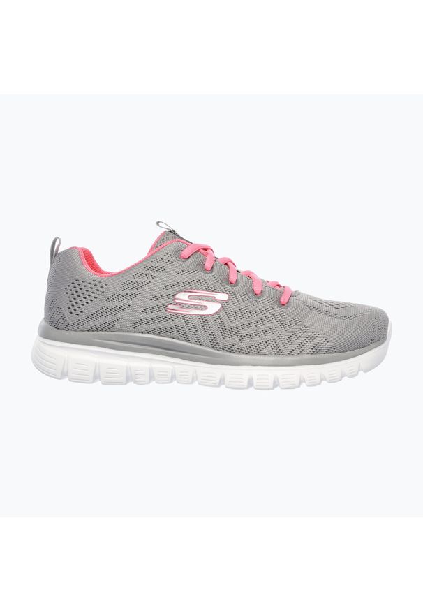 skechers - Buty damskie SKECHERS Graceful Get Connected. Okazja: na co dzień. Kolor: szary