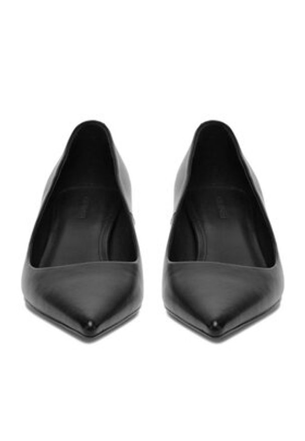 Gino Rossi - GINO ROSSI Czółenka EO-ELLA-V1569-05-2 Czarny. Kolor: czarny. Materiał: skóra