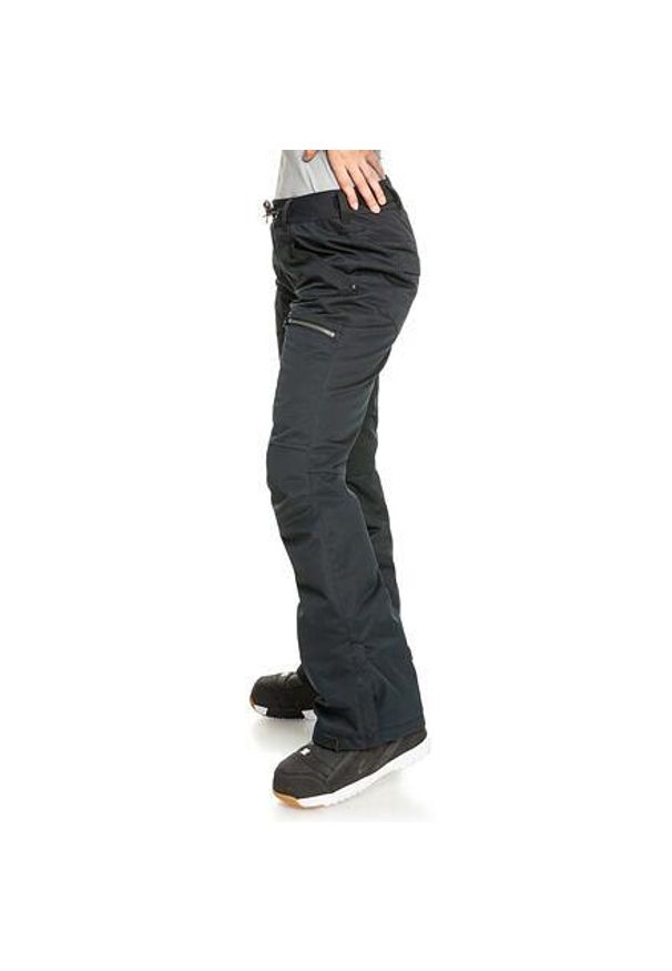 Roxy - Spodnie snowboardowe damskie ROXY Nadia. Kolor: czarny. Materiał: poliester. Sport: snowboard