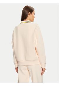 Guess Bluza V5RQ01 KCLD1 Écru Regular Fit. Materiał: syntetyk, bawełna