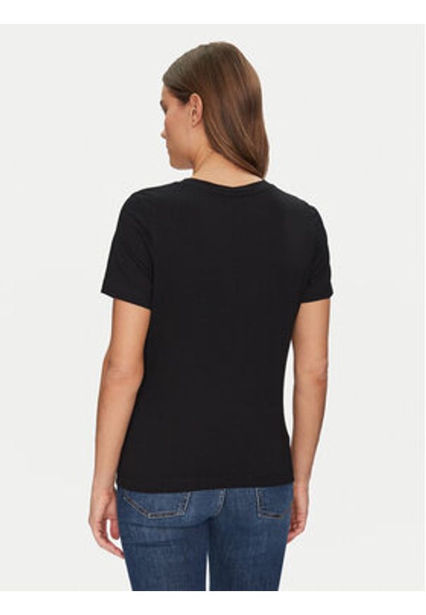 Marciano Guess T-Shirt 5GGI00 6008A Czarny Slim Fit. Kolor: czarny. Materiał: bawełna