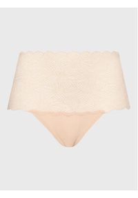 Chantelle Figi klasyczne z wysokim stanem Soft Stretch C11G80 Beżowy. Stan: podwyższony. Kolor: beżowy. Materiał: syntetyk