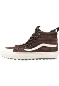 Tenisówki Vans Model Sk8-hi Mte-2 Kolor Brązowy. Kolor: brązowy. Materiał: tkanina, skóra