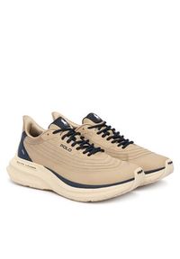 Polo Ralph Lauren Sneakersy Rlite BL 100 809973999003 Brązowy. Kolor: brązowy. Materiał: materiał #3