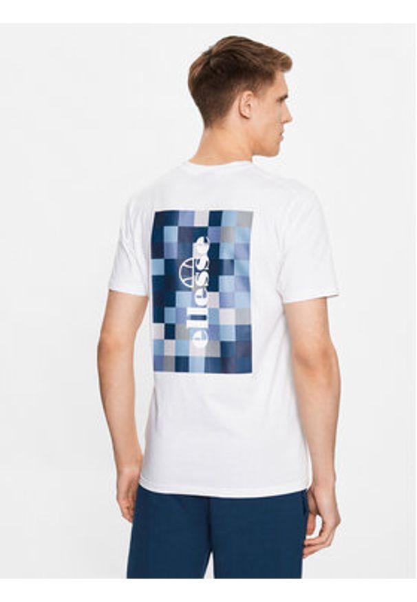 Ellesse T-Shirt Chello SHR17632 Biały Regular Fit. Kolor: biały. Materiał: bawełna