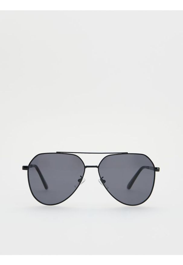 Reserved - Okulary przeciwsłoneczne AVIATOR - czarny. Kolor: czarny
