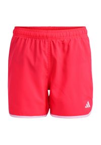 Adidas - Szorty Do Pływania Water Reactive Graphic Kids. Kolor: czerwony, wielokolorowy, biały. Wzór: nadruk #1