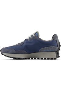 Buty unisex New Balance U327OC – niebieskie. Okazja: na co dzień. Kolor: niebieski. Materiał: tkanina, guma, skóra, materiał. Szerokość cholewki: normalna #3