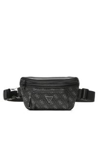 Guess Saszetka nerka Vezzola Smart HMEVZL P3231 Czarny. Kolor: czarny. Materiał: skóra