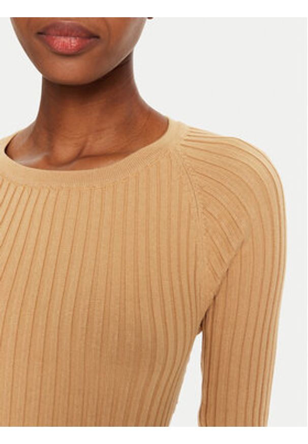 BARDOT - Bardot Sukienka dzianinowa 59510DB Żółty Slim Fit. Kolor: żółty. Materiał: syntetyk