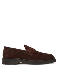 Jack & Jones - Jack&Jones Mokasyny Jfwdax 12275613 Brązowy. Kolor: brązowy. Materiał: zamsz, skóra