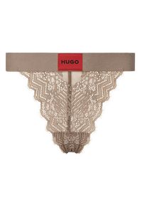 Hugo - HUGO Stringi 50535036 Beżowy. Kolor: beżowy. Materiał: syntetyk #3