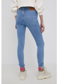 Levi's® - Levi's jeansy Mile damskie high waist. Okazja: na spotkanie biznesowe. Stan: podwyższony. Kolor: niebieski. Styl: biznesowy #4