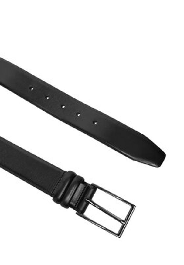 BOSS - Boss Pasek Męski Carmello 50239979 90 Czarny. Kolor: czarny. Materiał: skóra